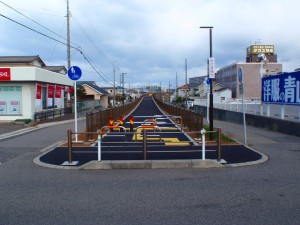 西５-２７０号線道路改良工事（青山自転車道）